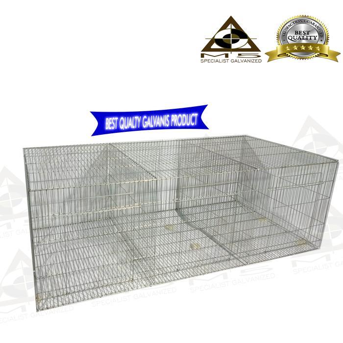 Kandang Galvanis 150.70.50/3Hole