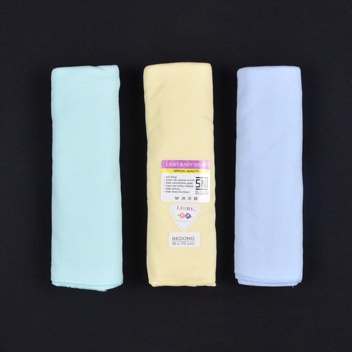 Bedong Libby Polos 110X90 / Selimut Bayi / Bedong Bayi Libby