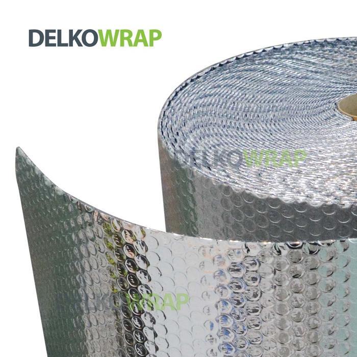 maniz Bubble Alumunium Foil 120cm x 25m Buble Insulation Peredam Panas Atap