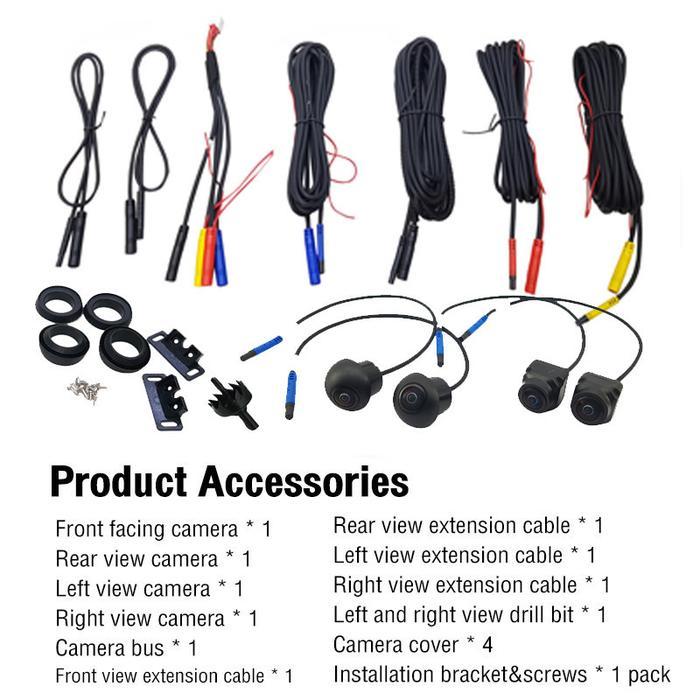 Kamera 360 Parkir Mundur Mobil Moving Camera Ahd 360 1080P 3D Hu Android Terjamin