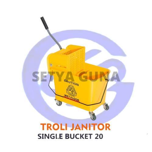 Single Bucket Mop Wringer 20 Liter