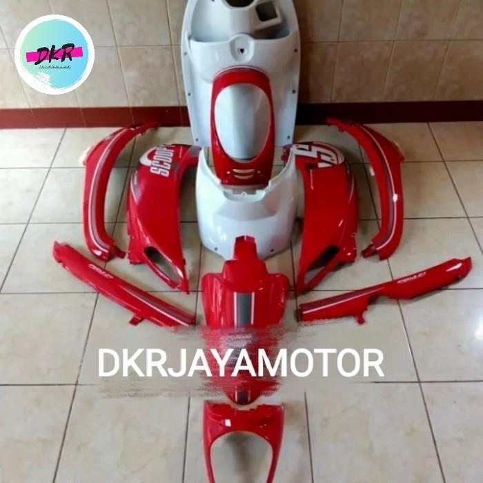 FULL SET KOMPLIT BODY HALUS HONDA SCOOPY FI 2013 - 2016