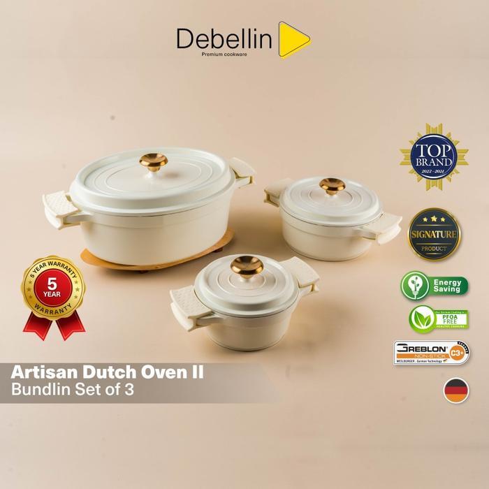 Debellin Artisan Dutch Oven II Die Cast Alumunium Panci Premium