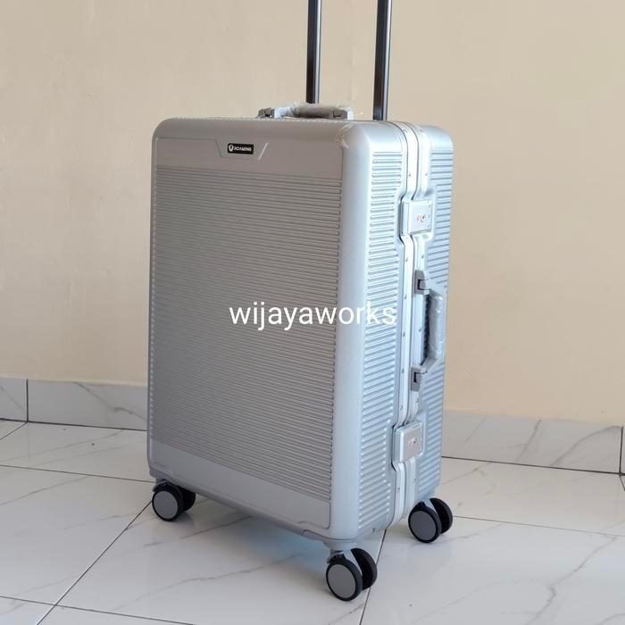 KOPER PREMIUM NON ZIPPER SEMI ALUMINIUM 28 INCHI Large Size - Silver