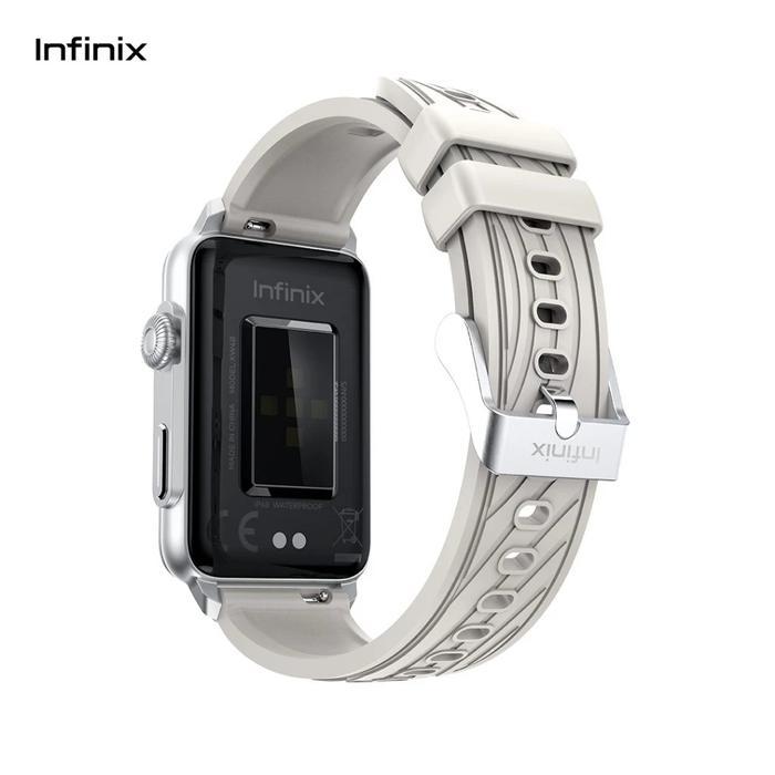 INFINIX SMARTWATCH XBAND XW4B SILVER ( 1.57 Inch Full Touch HD - Battery 230 mAh ) Termurah