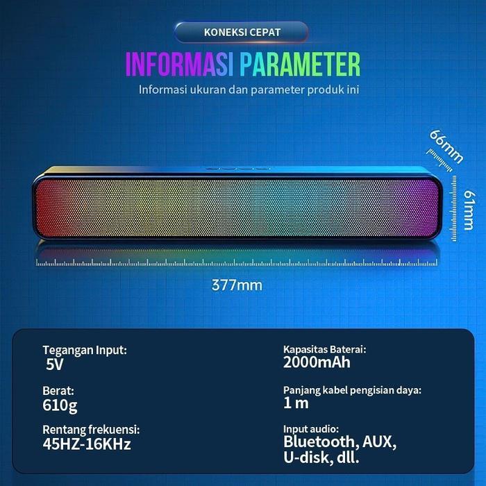TV/PC BASS40CM SPEAKER BLUETOOTH SOUNDBAR SUPER BASS ROBOT 2 SPEAKER WIRELESS RGB LAPTOP COMPUTER