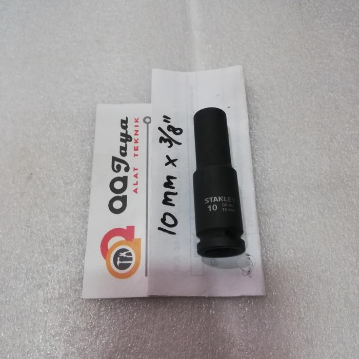 Kunci sok 10 mm impact panjang Stanley - Drive 3/8 inchi