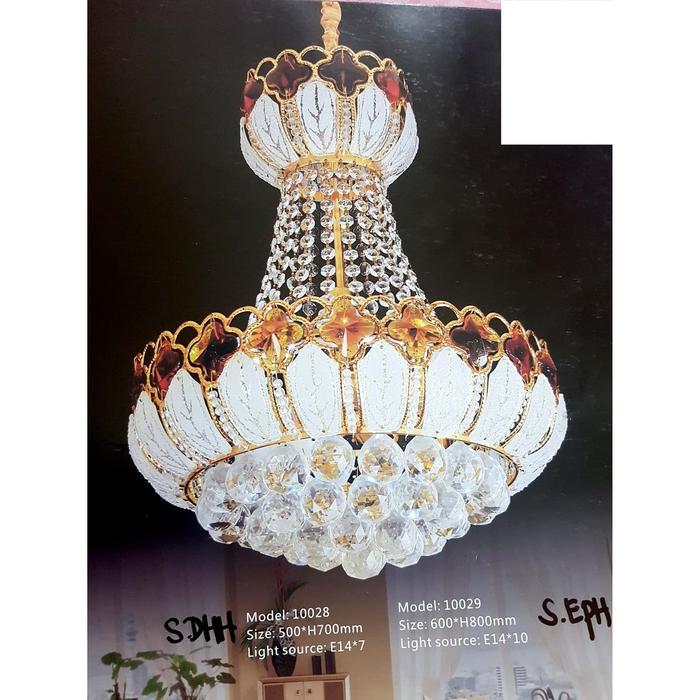 LAMPU GANTUNG KRISTAL 10029 / LAMPU HIAS / LAMPU VOID TANGGA