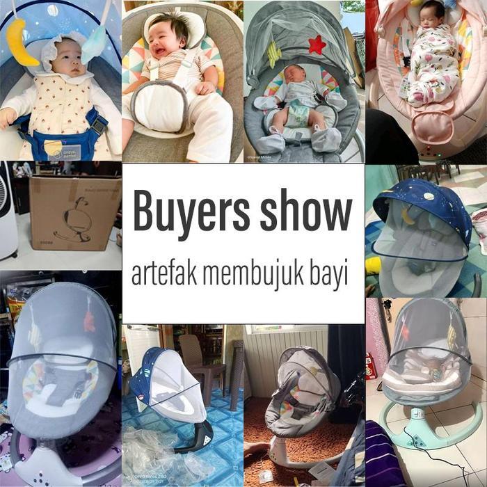 TERLARIS Ada roda & musikKursi ayunan bayi/Ayunan bayi kekinian/Bouncer bayi ada mainan/Ayunan bayi