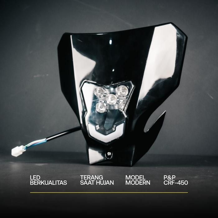 Cuci Gudang Kedok Lampu Led / Headlamp Honda CRF 450