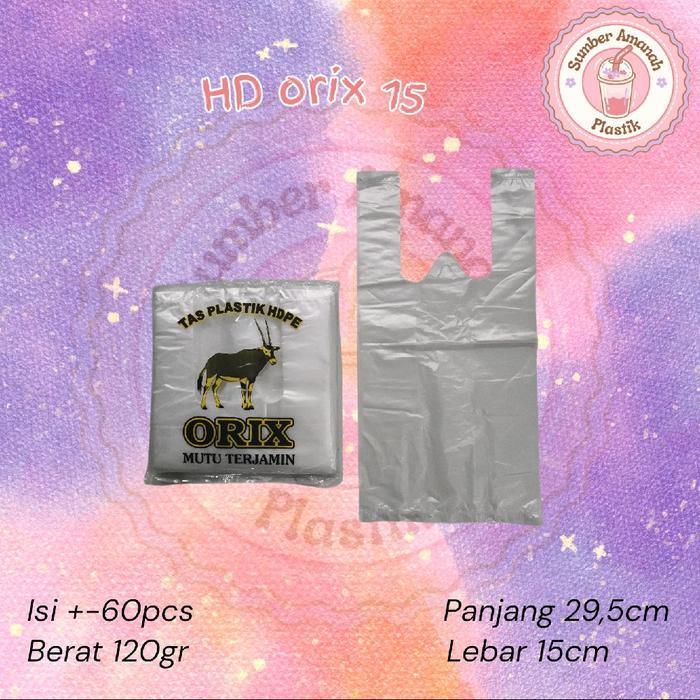 Kantong Plastik Bening/Kantong Kresek Bening Uk 15 / 24