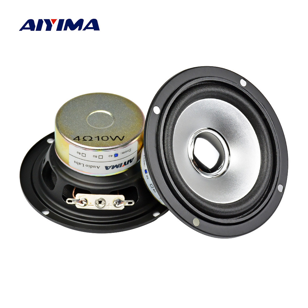 Aiyima 2Pcs 3 Inch Audio Portable Speakers Full Range 10W 4Ohm Altavoz Portatil Speaker Diy Hifi