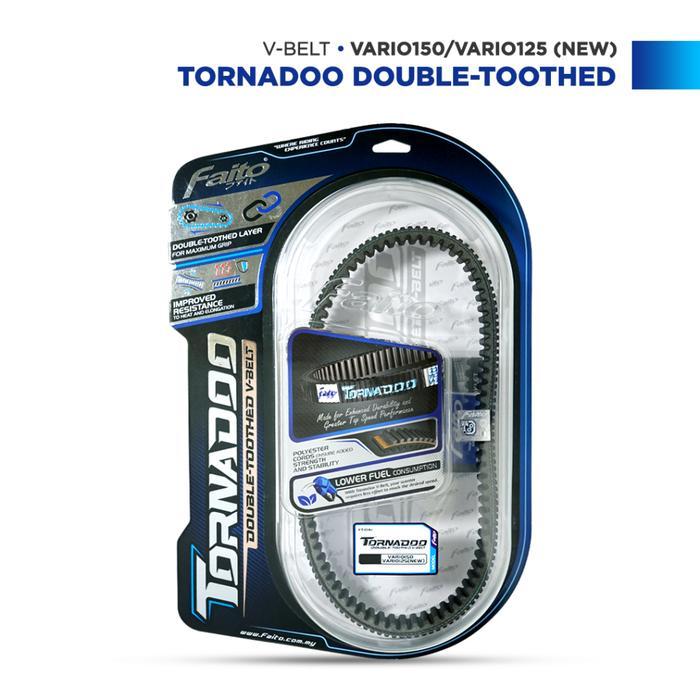 ORIGINAL Faito V Belt V-Belt Tornadoo Double Toothed Vario 125 ESP / New Vario 125 / Vario 150