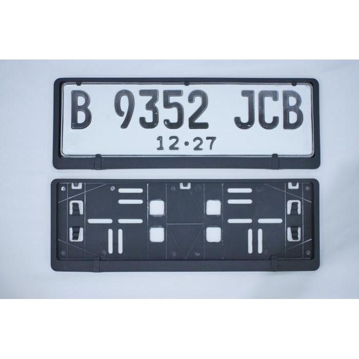 "New" Cover Plat Nomer Mobil / Tatakan Plat Nomer Mobil Astra Hitam / Putih