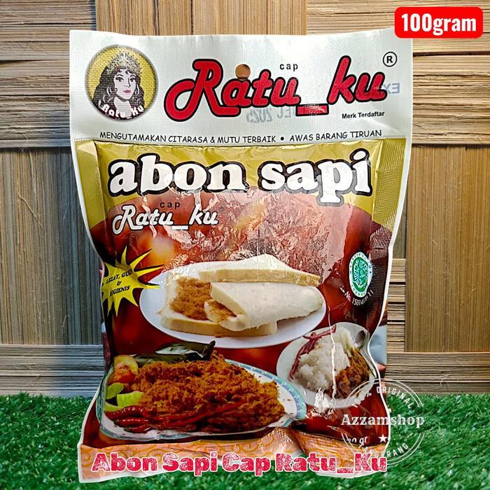 "New" Abon Sapi Ratuku 100gram Asli / Abon Sapi cap RATUKU