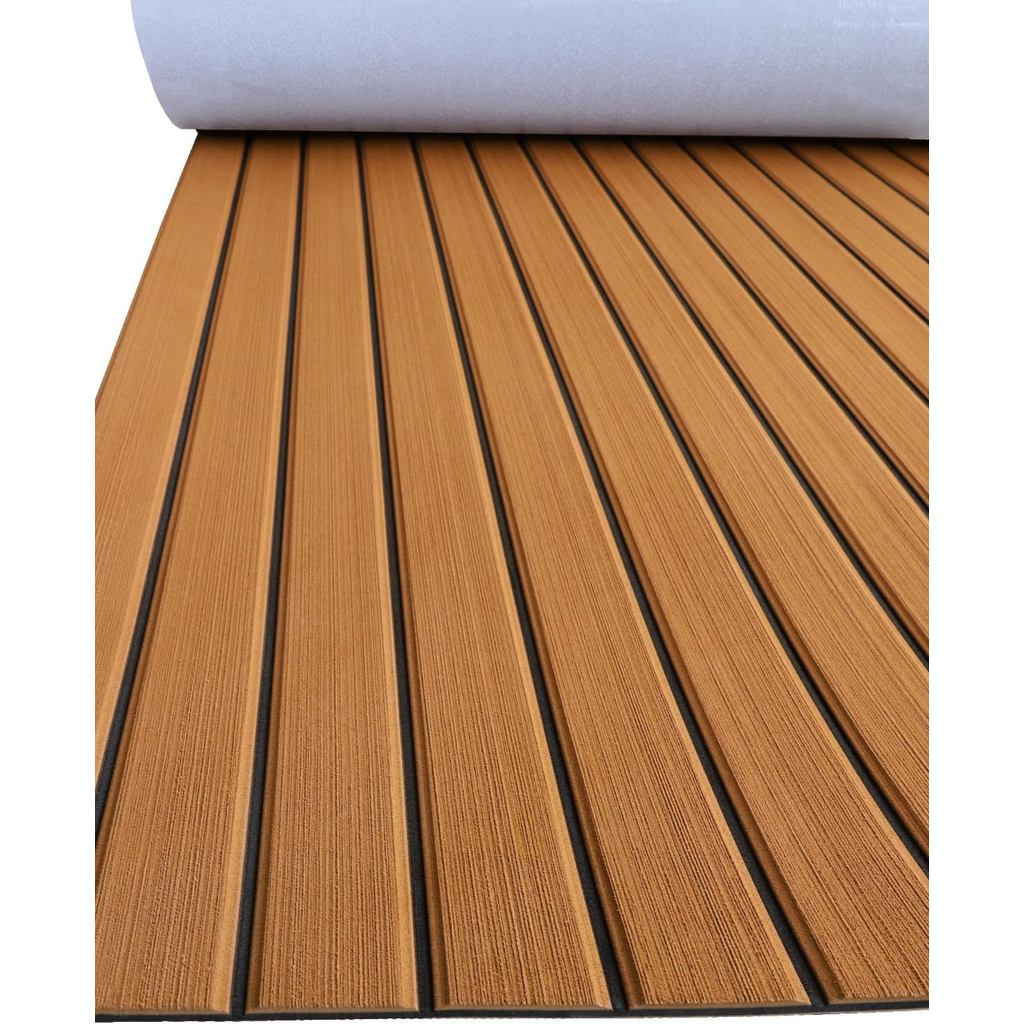 2400x410x5mm Boat Flooring EVA Foam Decking Sheet Self-Adhesive Non-Skid Marine Flooring For Boat