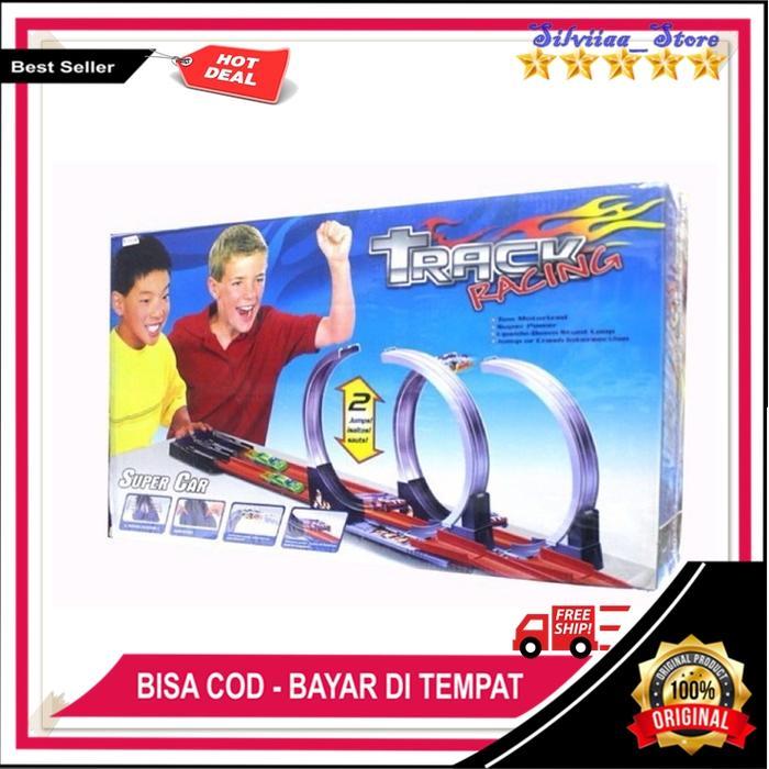LINTASAN HOT WHEELS TRACK RACING HOT WHEELS JALANAN HOT WHEELS 2 JALUR