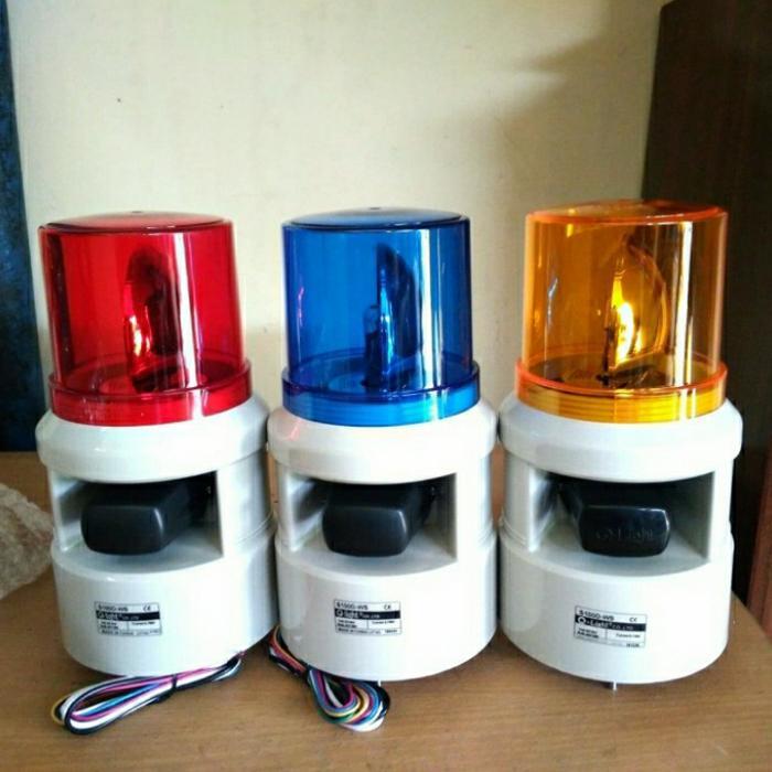 QLIGHT S100D-WS-220V RED/AMBER BULB REVOLVING 5 WARNING SOUND 105DB