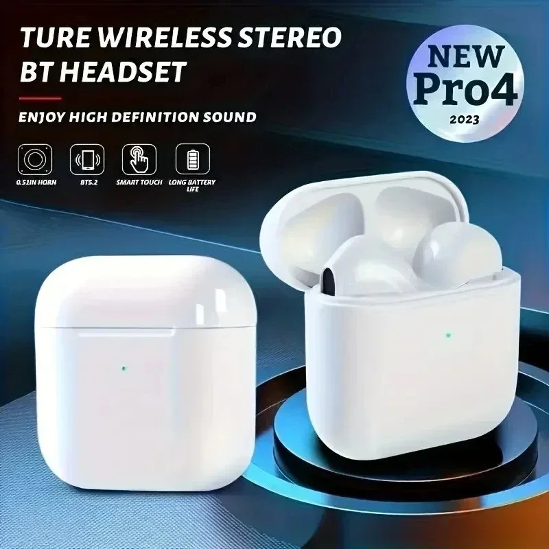 Original Air Pro 4 TWS Wireless Headphones Earphone Bluetooth Headset with Mic stereo earbuds for