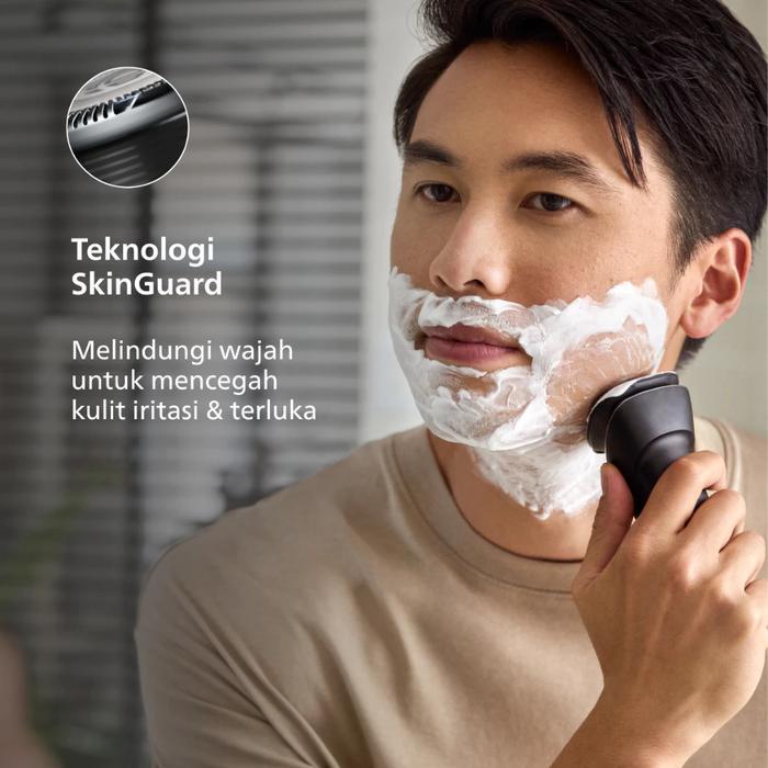 PHILIPS Shaver S1103/02 Alat Cukur Electric Kumis dan Jenggot Pria Hitam Bandung