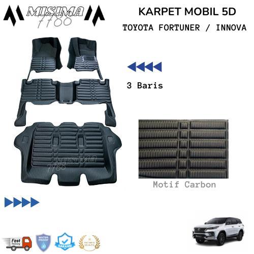 Karpet Mobil 5D Toyota Fortuner / Innova