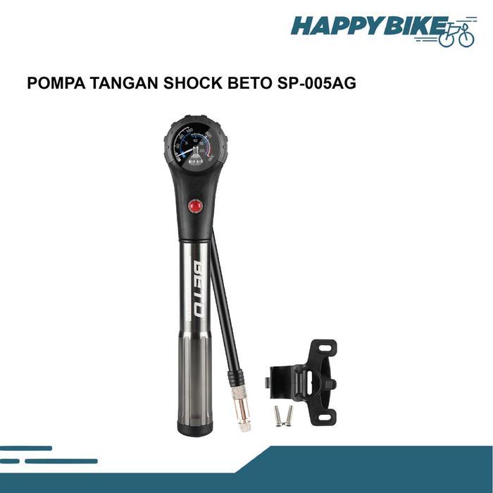 BETO MINI PUMP SP-005AG POMPA SHOCK SEPEDA MTB DOWNHILL BMX ALLOY