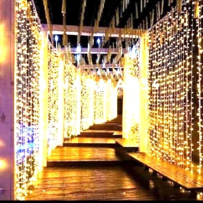 LAMPU TIRAI LAMPU HIAS RENDA TIRAI WARMWHITE