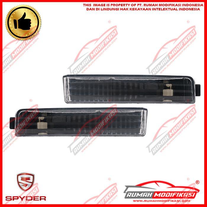 Front Bumper Lamp - Honda Accord Maestro 1990-1991 - Crystal - Black