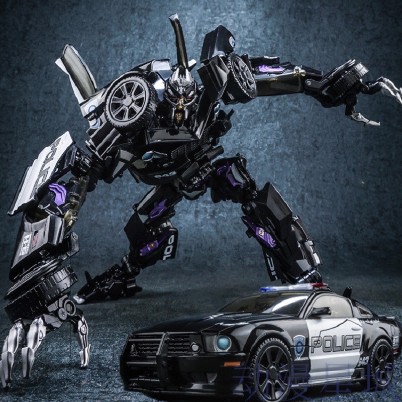 Bmb Transformation Ls02 Ls-02 Barricade Ko Mpm05 Mpm-05 Black Mamba Mp Collection Robot Toys