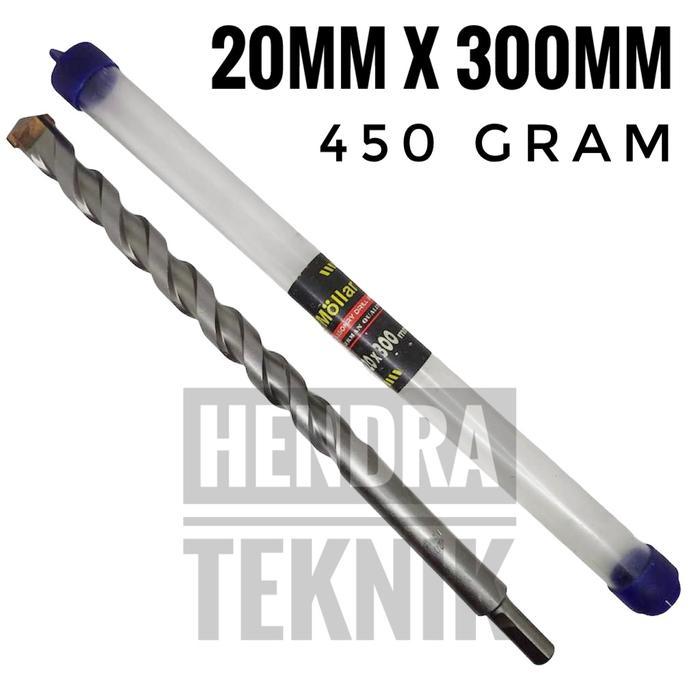 BOR BETON PANJANG 20MM X 300MM MATA BOR TEMBOK 30CM BIJI BOR COR MURAH