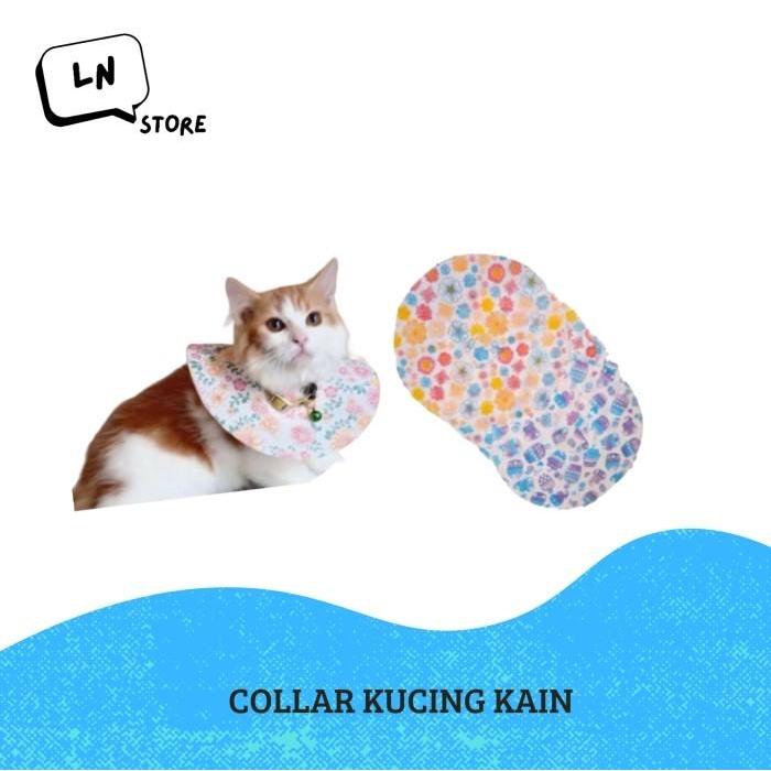 Pet Collar Kain Corong Pelindung Kucing Cat Collar Grooming
