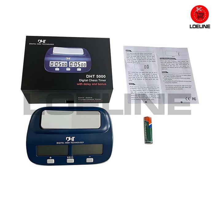 Jam Catur Dht Digital Chess Clock Count Timer Dht5000 Dht8000 Dgt Terjamin