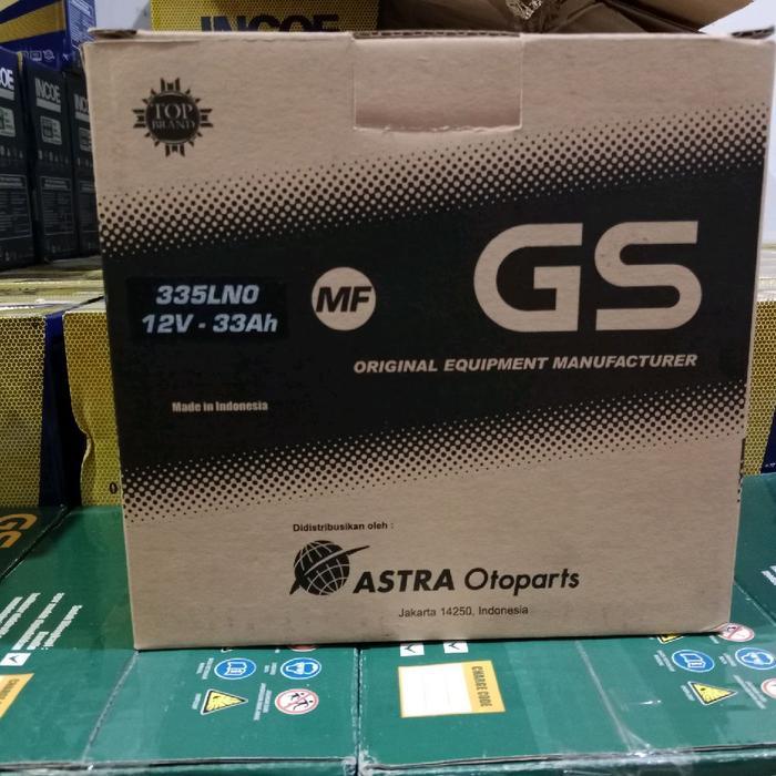 Ready Aki GS Astra LN0 Untuk Corolla Cross Hybird / 355LN0 , CH-R, Altis Hybrid, dan CR-Z