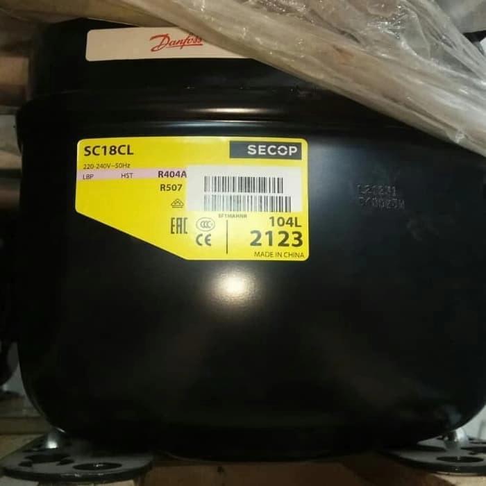 Compressor Danfoss Secop SC18CL. R404A/R507. 1 Phase (SC 18 CL )