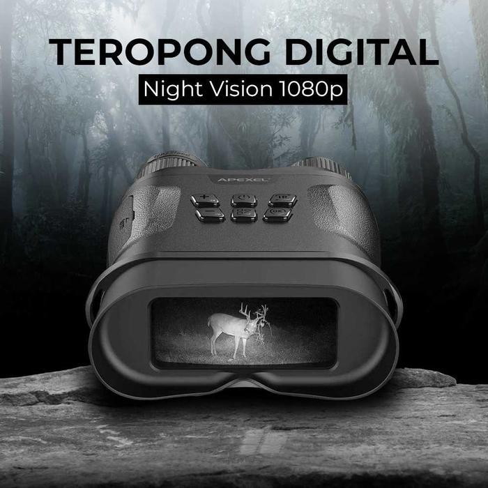 Apexel Teropong Berburu Binokular Jarak Jauh Telescope Digital Night Vision 1080P - Nv008