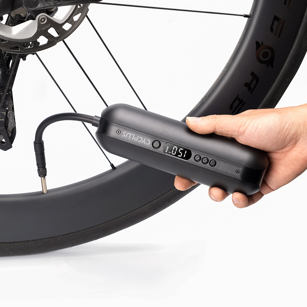 Cycplus Electric Pump High Pressure Portable Inflator Power Bank Hand Pump For Car Tyre Mtb Foot