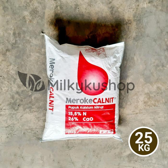 Pupuk Meroke Calnit 25 Kg Kemasan Pabrik Via Cargo Terpercaya