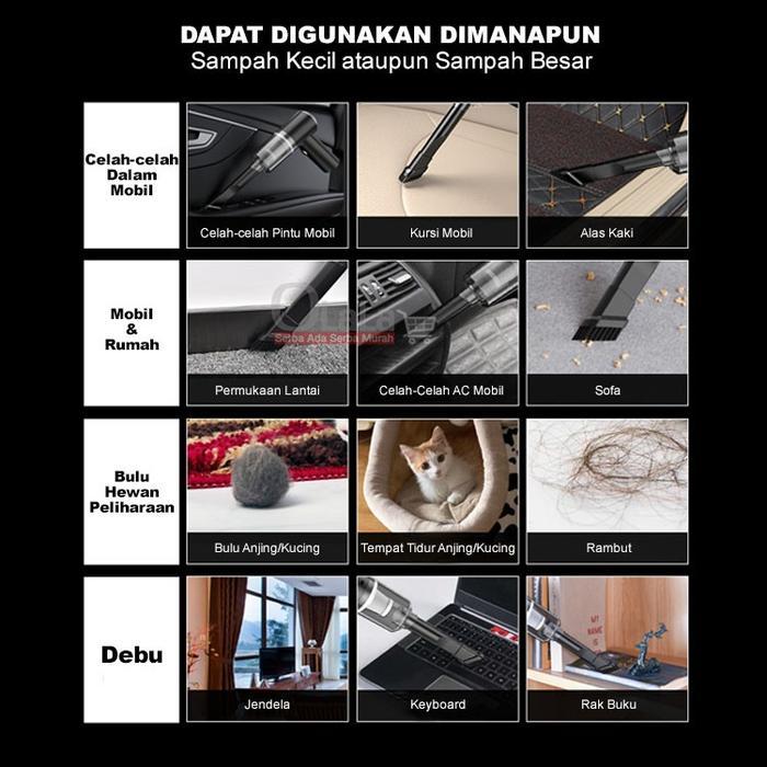 Alat Vacum Cleaner / Penyedot Debu Vacuum Wireless Oll-1030 Tanpa Kabel Tbk