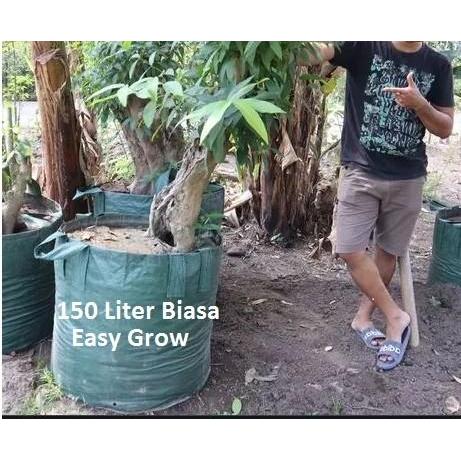 Planter Bag 150 Liter Tall Original Easy Grow - Planter Bag - Pot Planter - Pot Besar - Easy Grow