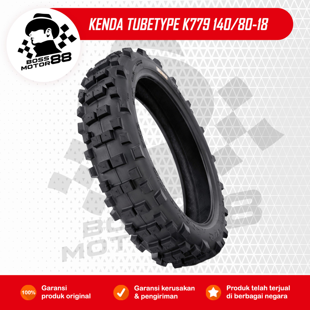 Kenda Ban Tubetype Nontubles K779 ENDURO 140/80-18 Ban Motor CRF WR155 KTM Motocross Original
