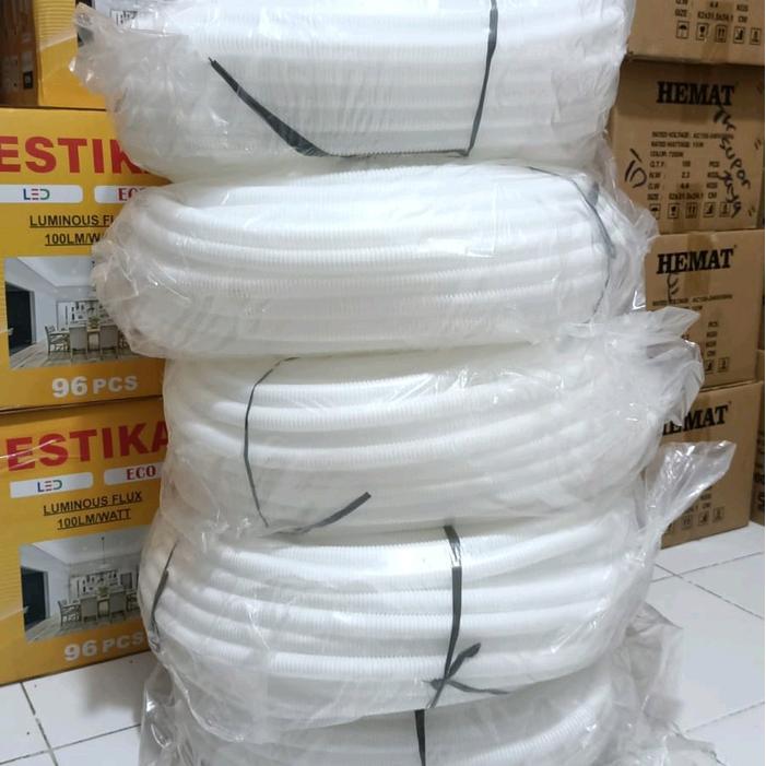(HARGA PERMETER) SELANG AC PEMBUANGAN AIR / SELANG FLEXIBLE UNTUK AC METERAN / SELANG FLEXIBLE UNTUK
