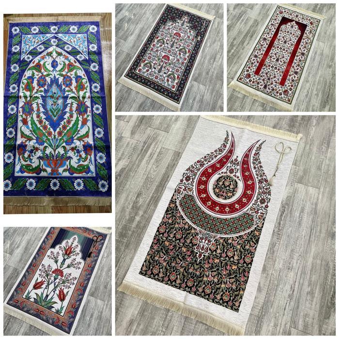 Sejadah Set Turki Sejadah dan Tasbih Turki Satu Set Sejadah Turki