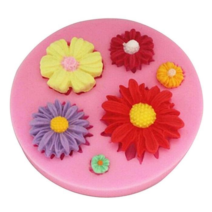 Cetakan Silicone Flower 2 / Sm Flower 2 / Cetakan Coklat Puding Silikon