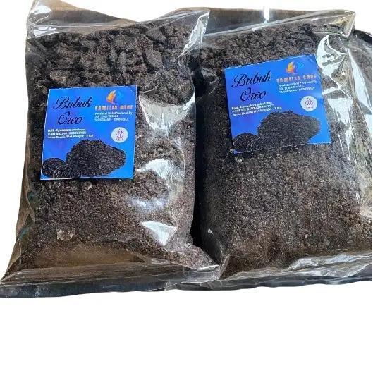 "New" BUBUK COOKIES CRUMP KASAR 1KG TOPPING MINUMAN OREO KILOAN MURAH, BUBUK BISKUIT HITAM Cokelat