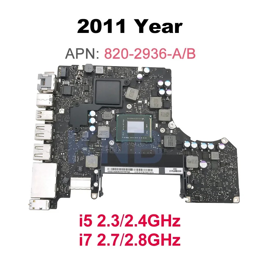 Original A1278 Logic Board For Macbook Pro 13" A1278 Motherboard i5 i7 2008 2009 2010 2011 2012 Year