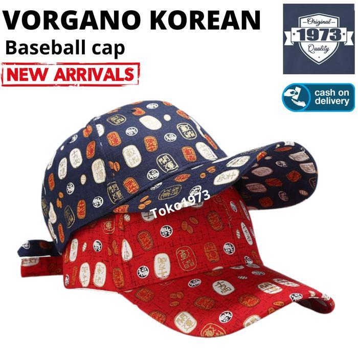 KHUSUS GRAB Baseball cap : VORGANO KOREAN - Topi baseball topi pria topi wanita