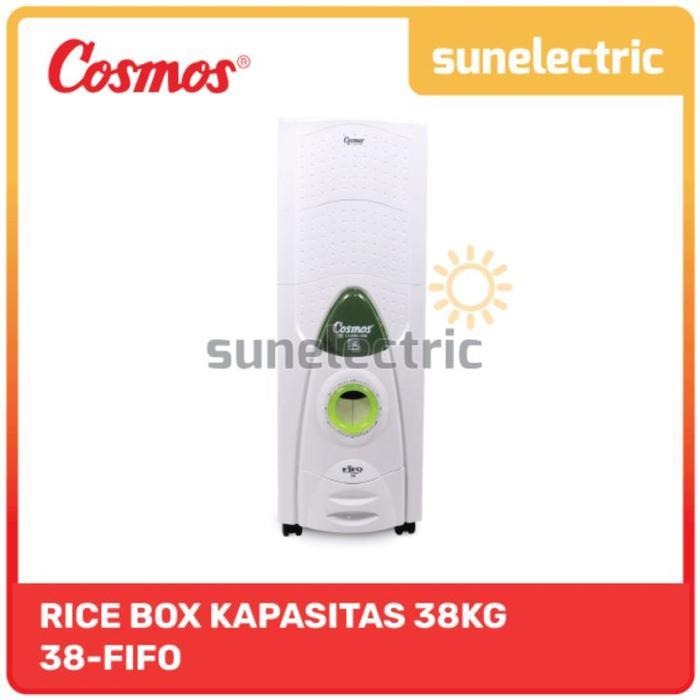 Cosmos 38-FIFO Rice Box 38kg Tempat Penyimpanan Beras Anti Kutu/ Tikus