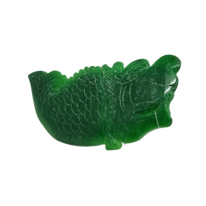 ASLI Ukiran Batu Giok Cina Asli Hijau #7 - VeE Patung 4D Kolektor READY STOCK