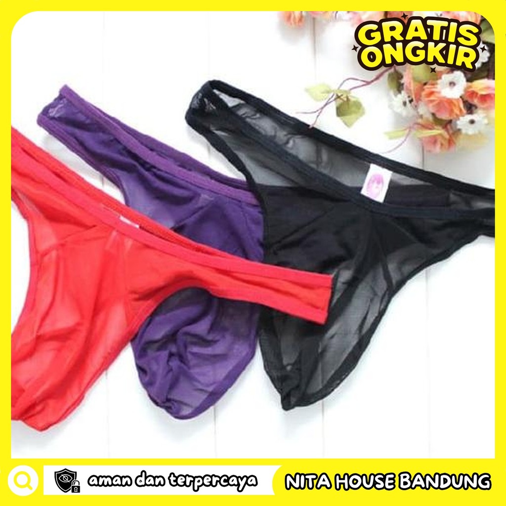 CELANA DALAM PRIA TRANSPARAN BRIEFS UNDERWEAR BOXER CELANA PRIVASI AMAN