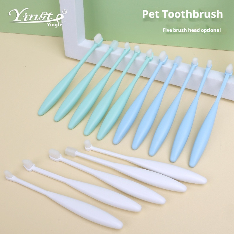 Pet Supplies Dog Cat Toothbrush Soft Wanmao Toothbrush Oral Cleaning 360 Pet Toothbrush Dog